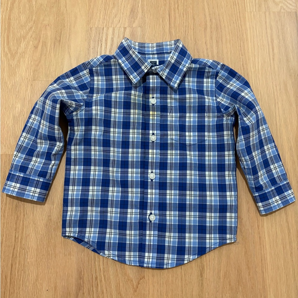 Janie and Jack boys button down shirt 12-18M